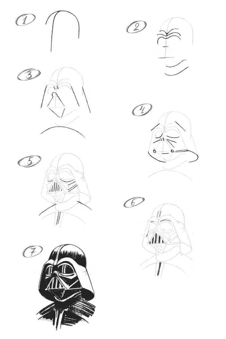 Desenhos de Darth vader idea (2)