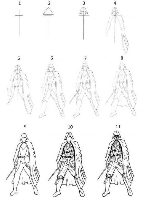 Desenhos de Darth vader idea (3)