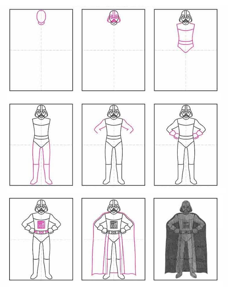 Desenhos de Darth vader idea (7)