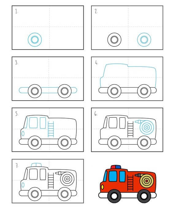 Desenhos de Fire truck idea (1)
