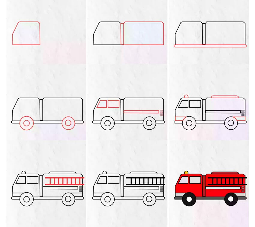 Desenhos de Fire truck idea (14)