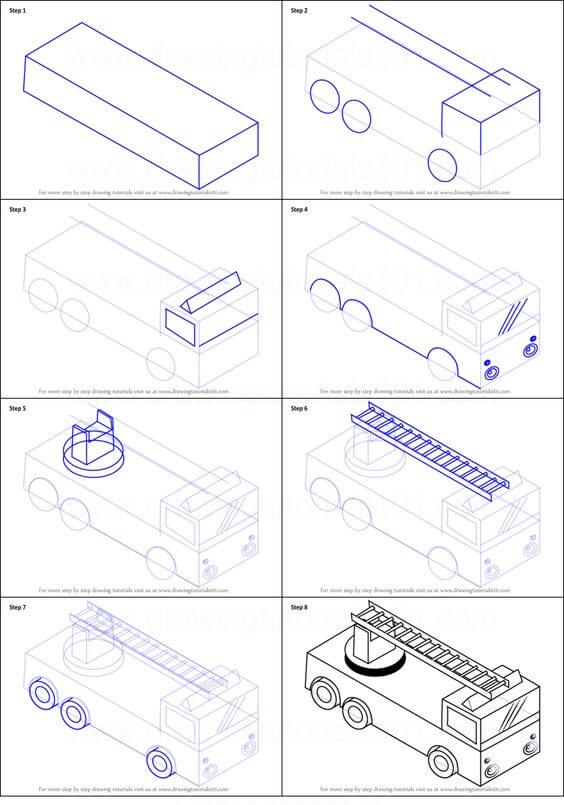 Desenhos de Fire truck idea (2)