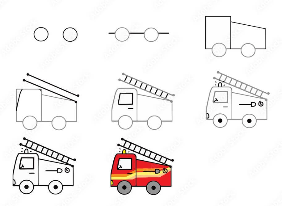 Desenhos de Fire truck idea (5)