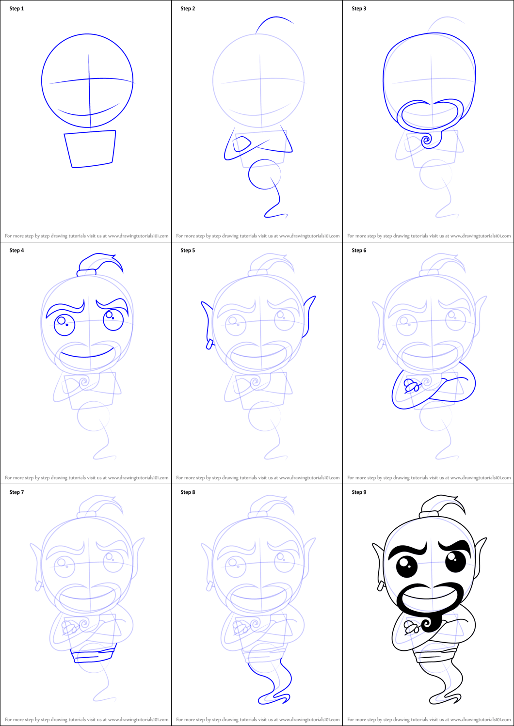 Desenhos de Genie simple