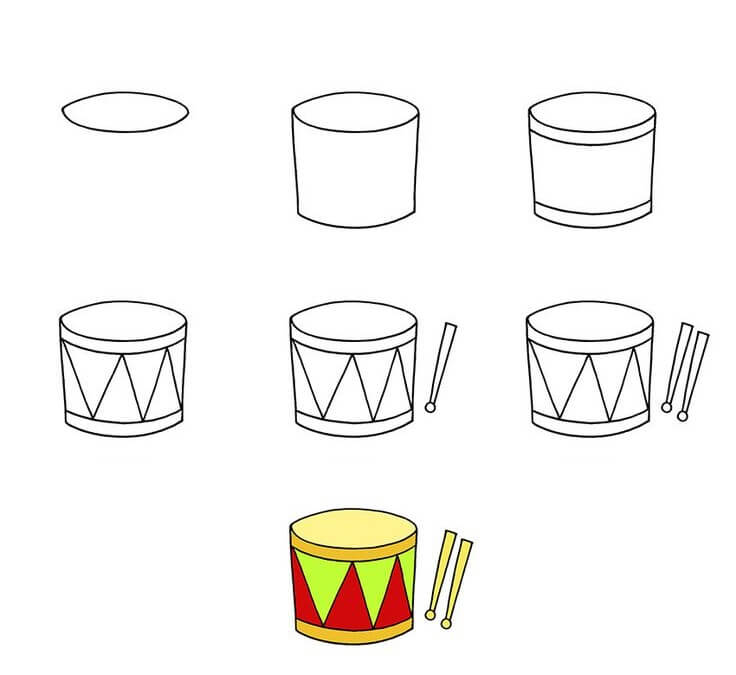 Desenhos de Ideia de bateria (3)