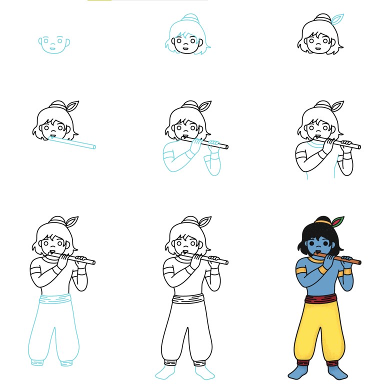 Desenhos de Krishna