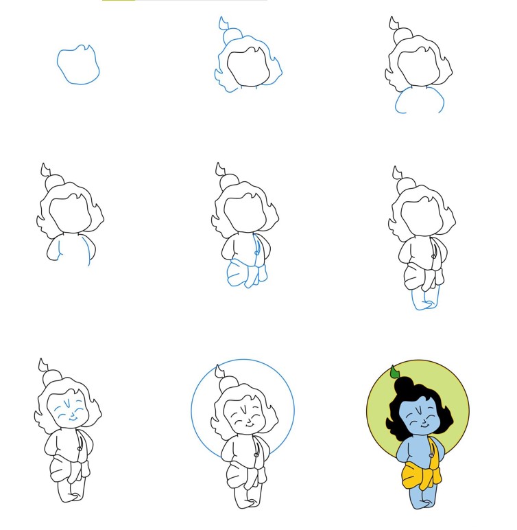 Desenhos de O sorriso de Krishna