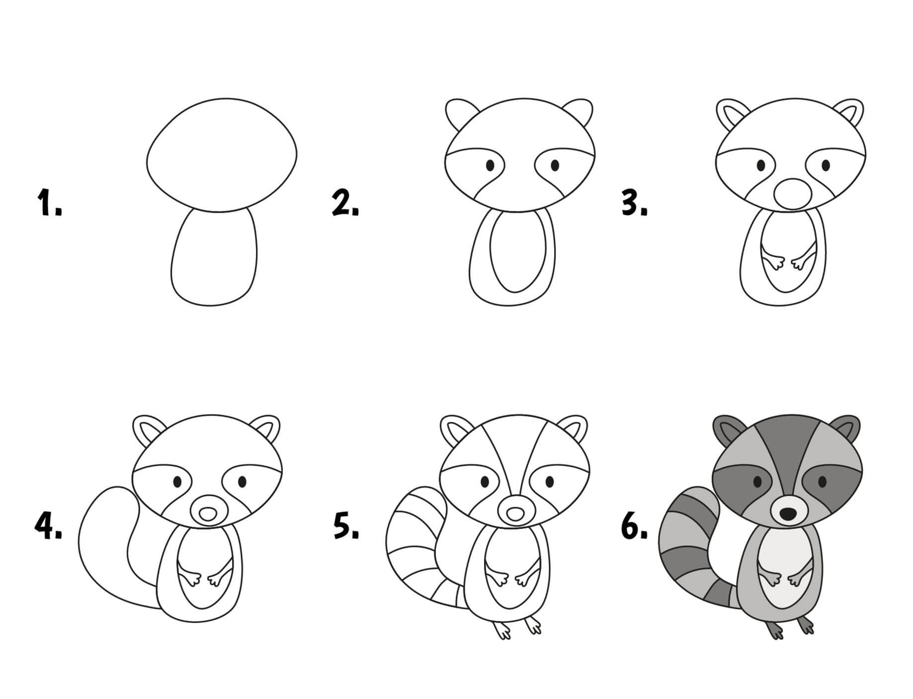 Desenhos de Raccoon idea (21)