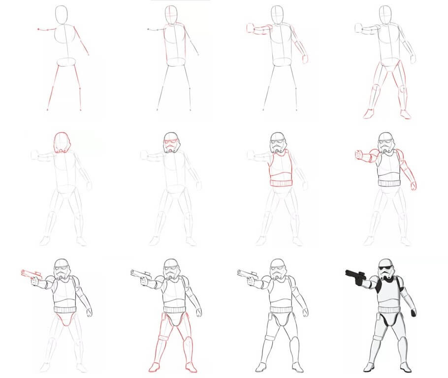 Desenhos de Stormtrooper grátis