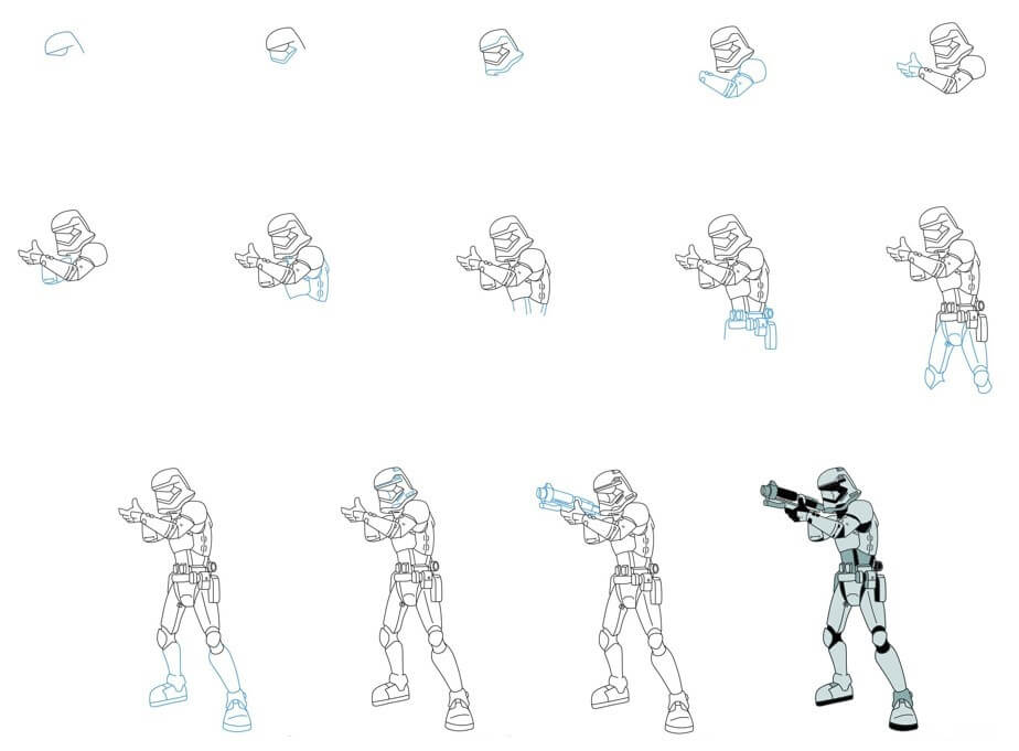 Desenhos de Stormtrooper pronto