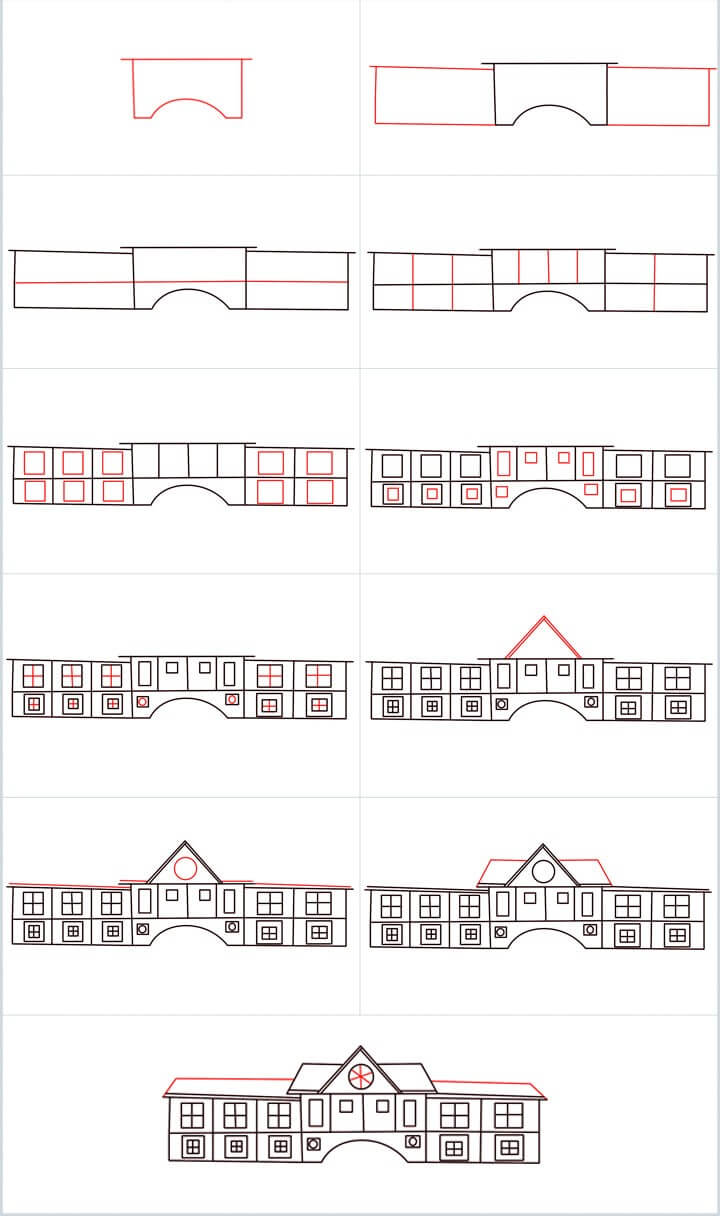 Desenhos de Escola gratuita