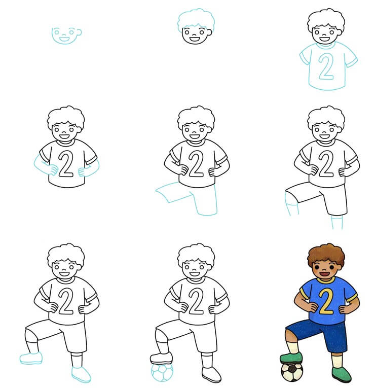 Desenhos de Ideia de jogador de futebol (12)