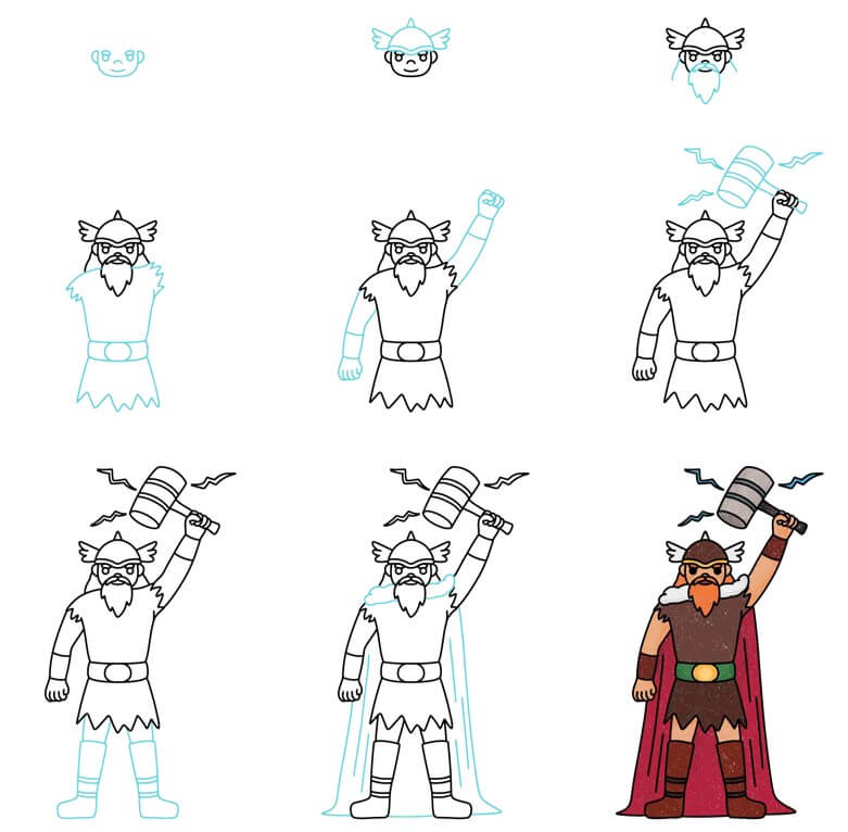 Desenhos de Poder de Thor