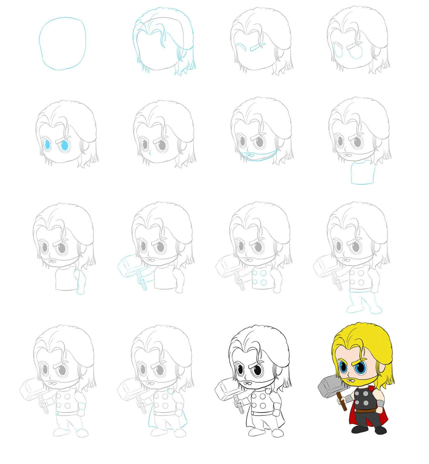 Desenhos de Thor básico