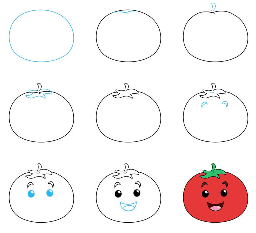 Desenhos de Tomate