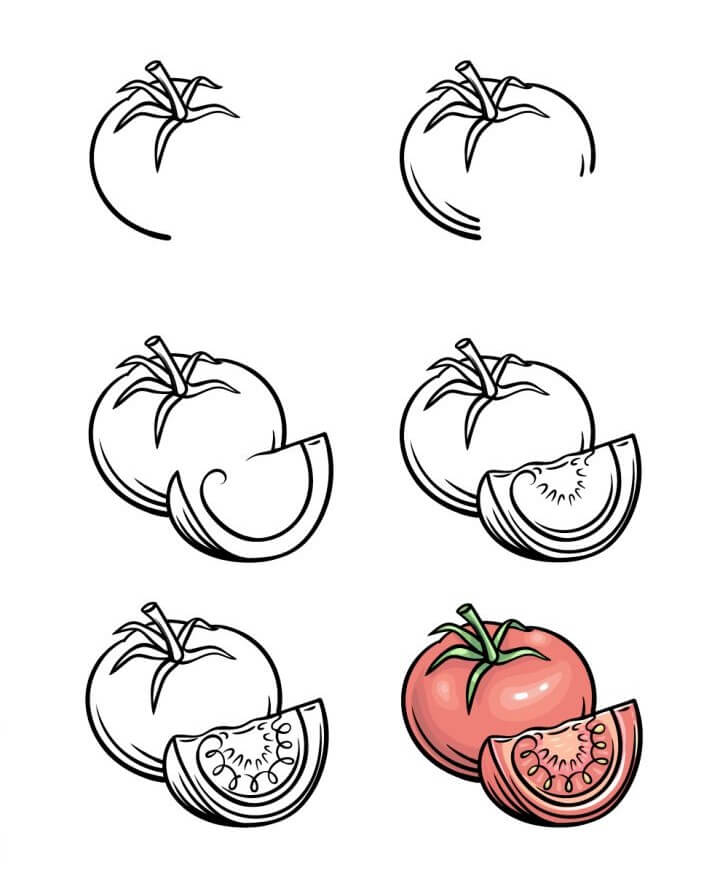 Desenhos de Tomate normal