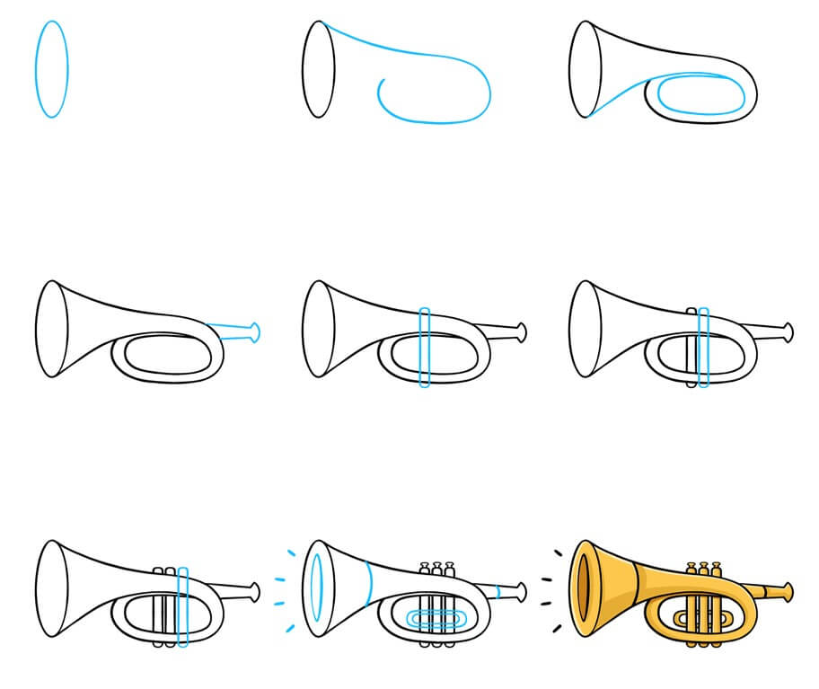 Desenhos de Trombeta
