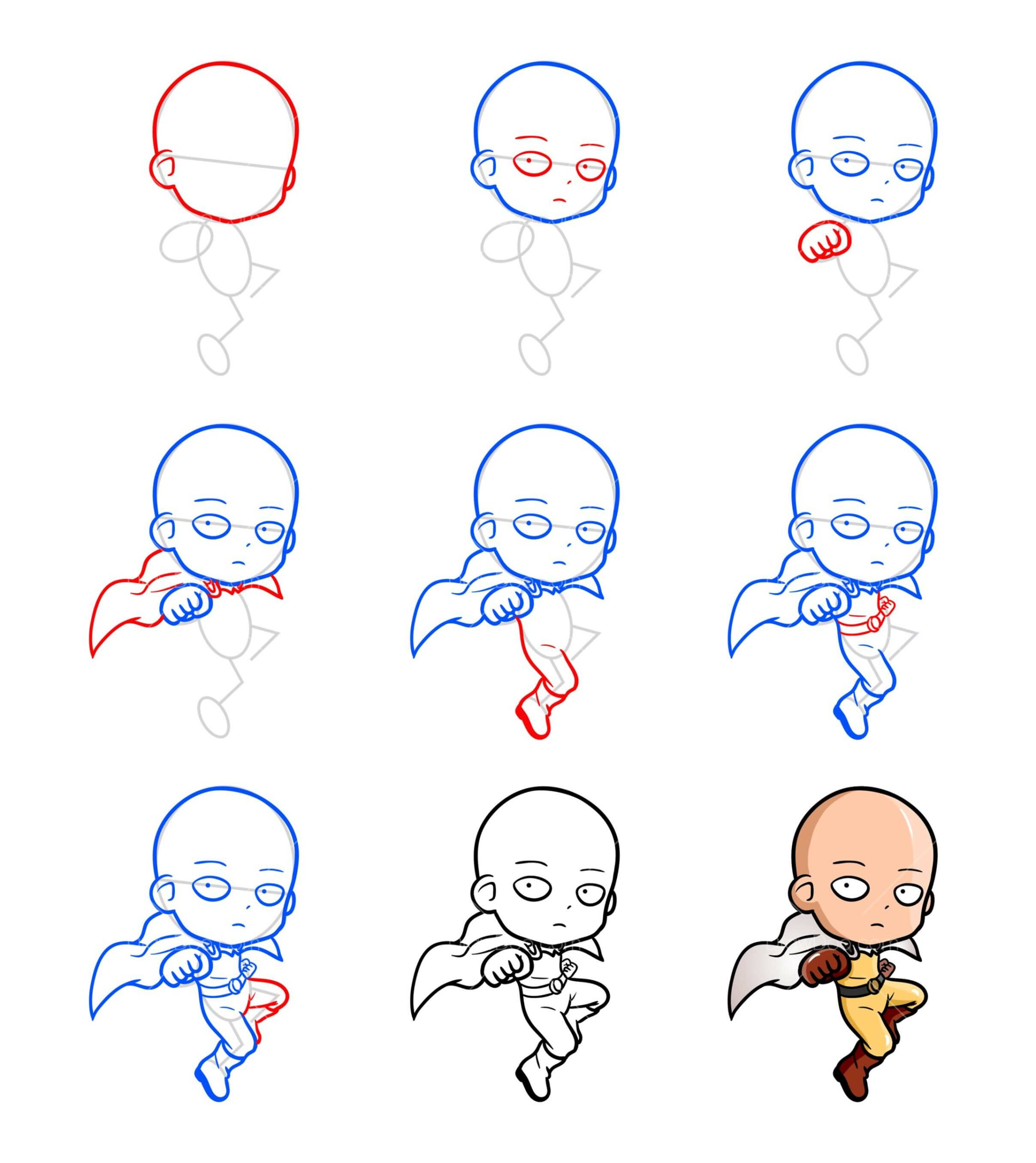 Desenhos de Ataque de Saitama
