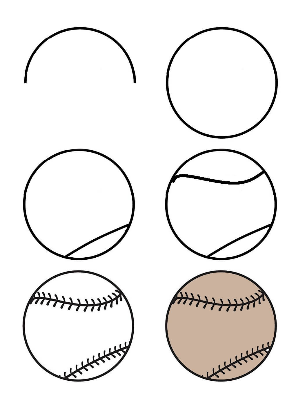Desenhos de Beisebol para crianças