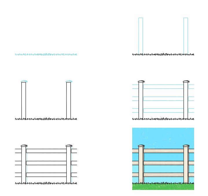 Desenhos de Fence idea (13)