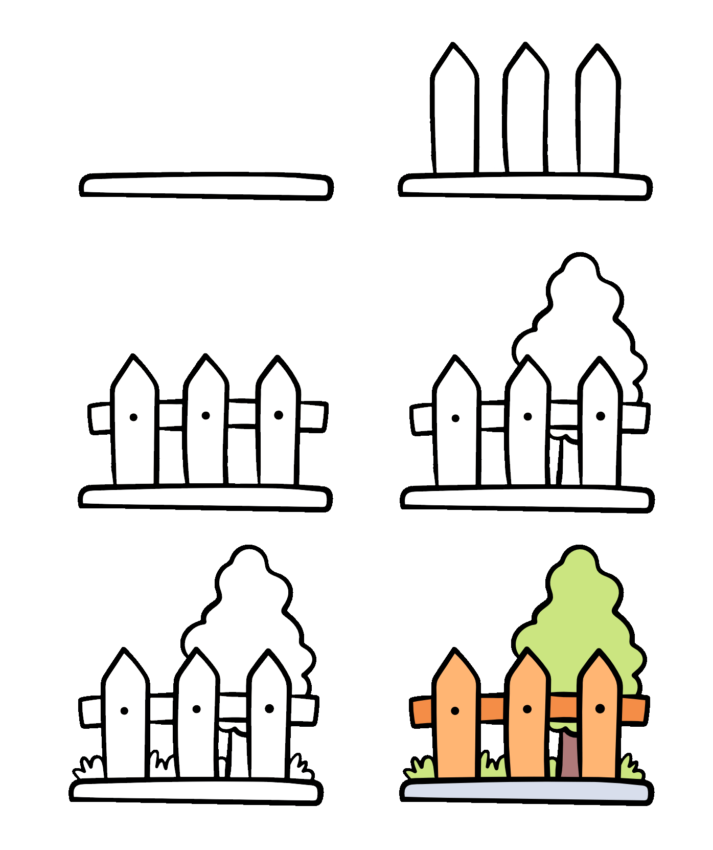 Desenhos de Fence idea (14)