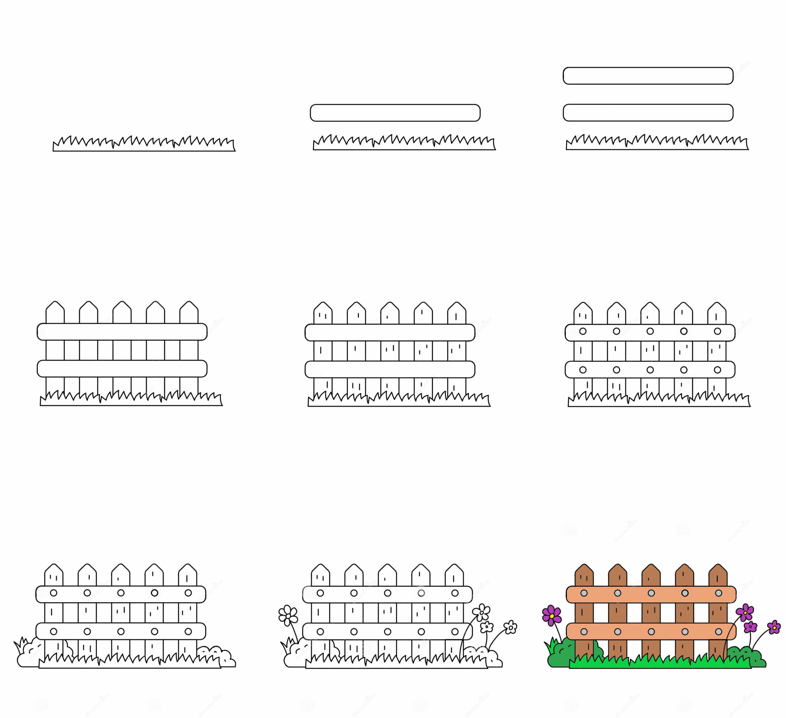 Desenhos de Fence idea (17)