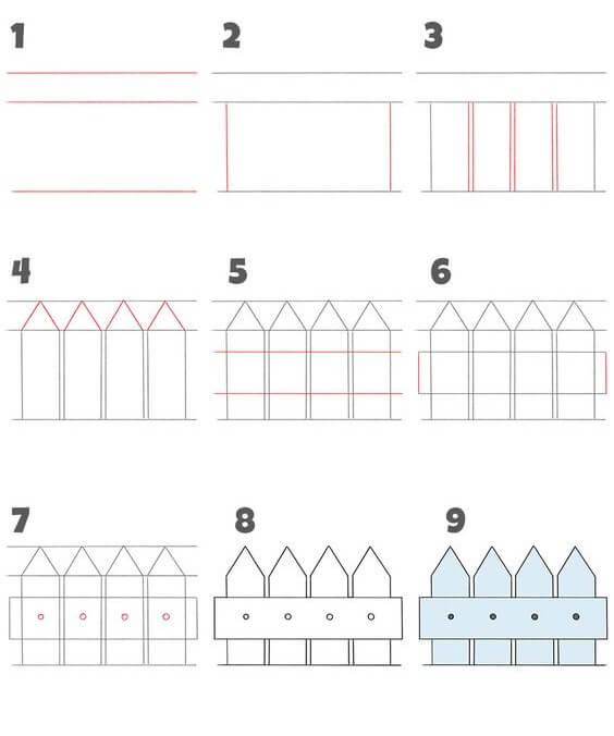 Desenhos de Fence idea (2)