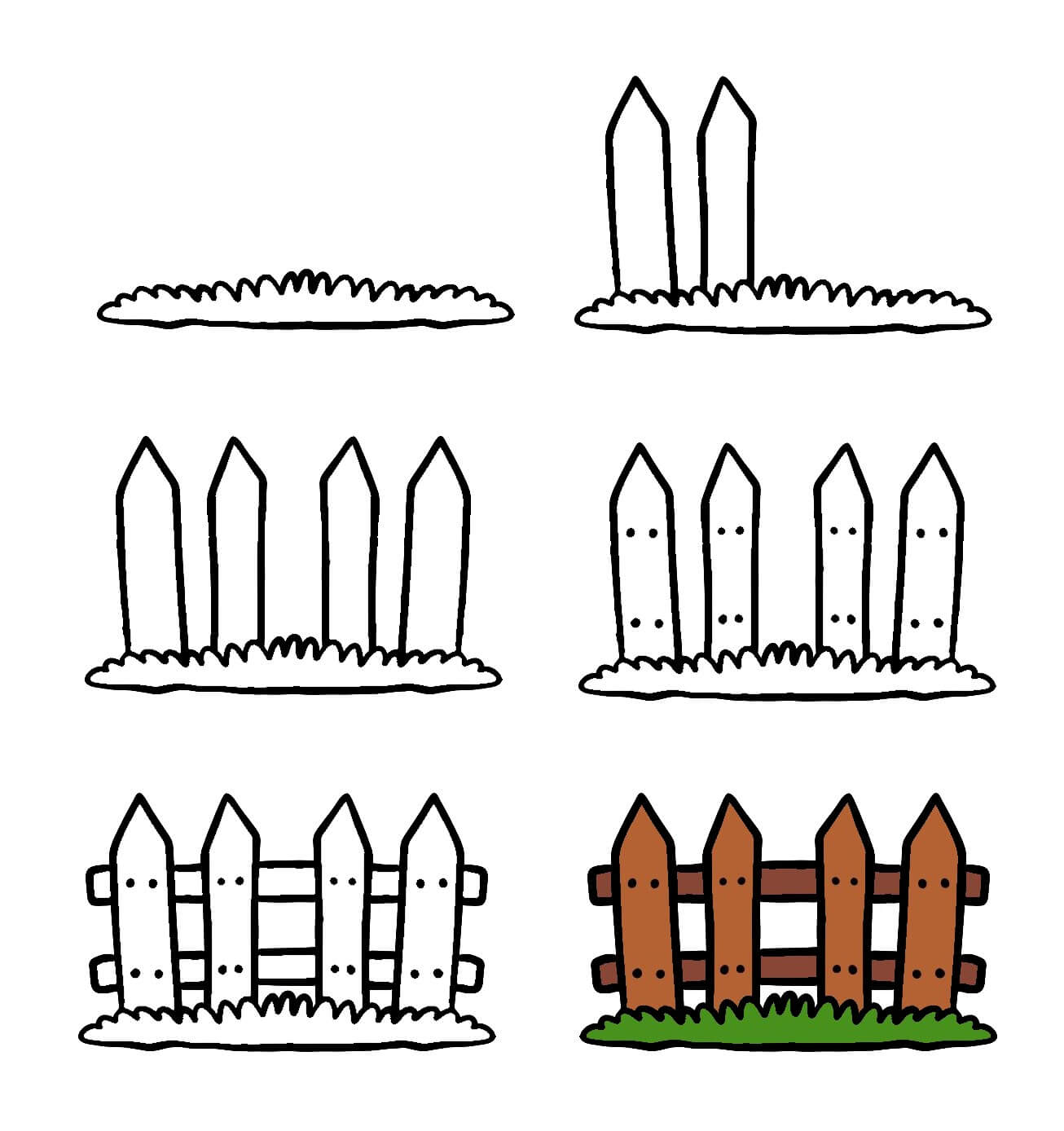Desenhos de Fence idea (5)