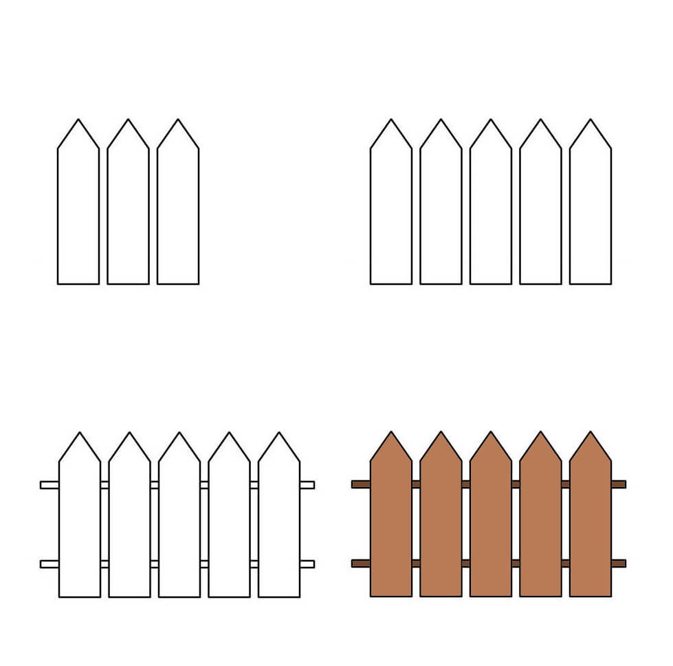 Desenhos de Fence idea (6)
