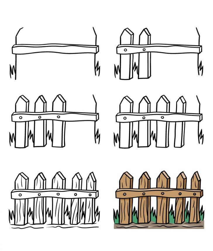 Desenhos de Fence idea (8)