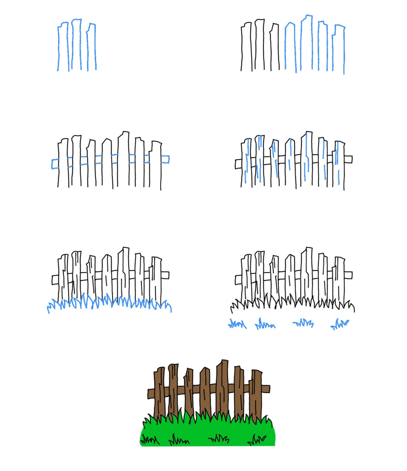 Desenhos de Fence idea (9)