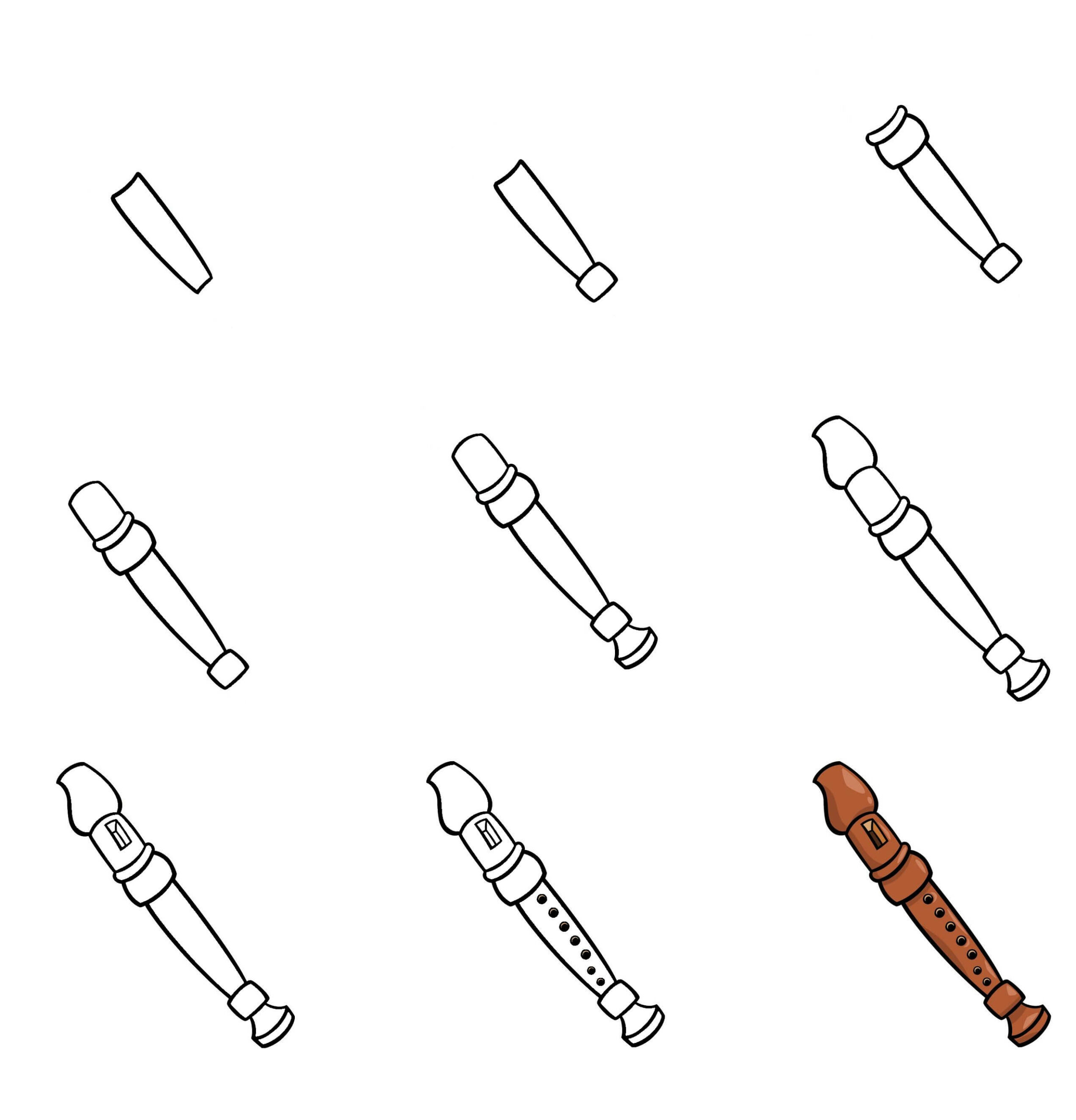 Desenhos de Flauta grátis