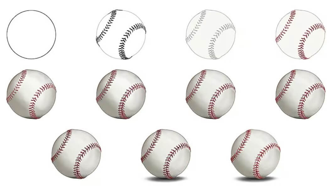 Desenhos de Imagem de beisebol