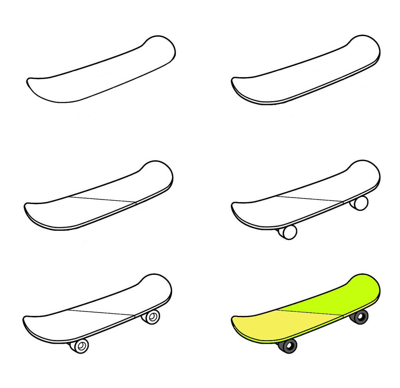 Desenhos de Imagem de skate