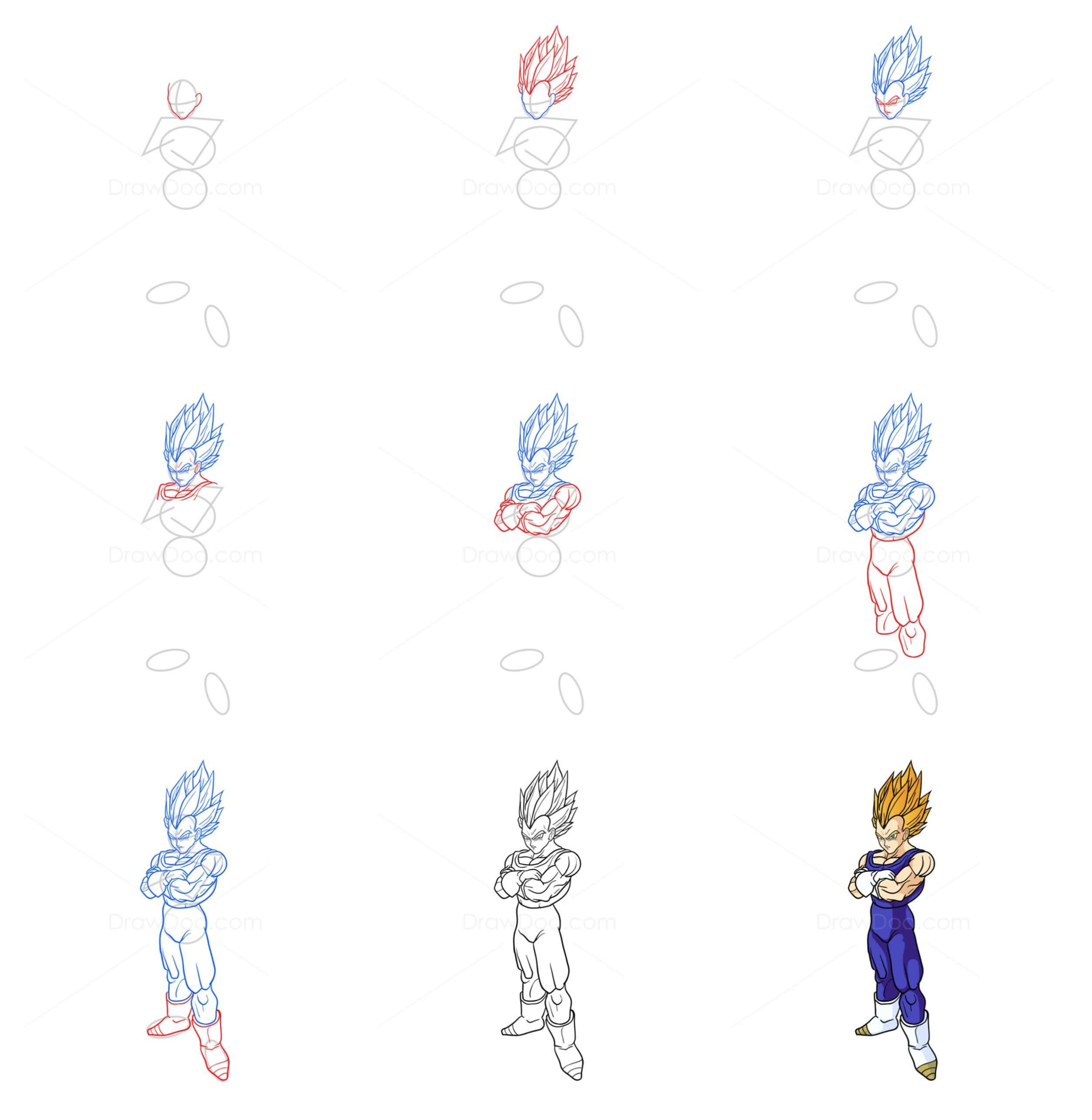 Desenhos de Imprimir Vegeta