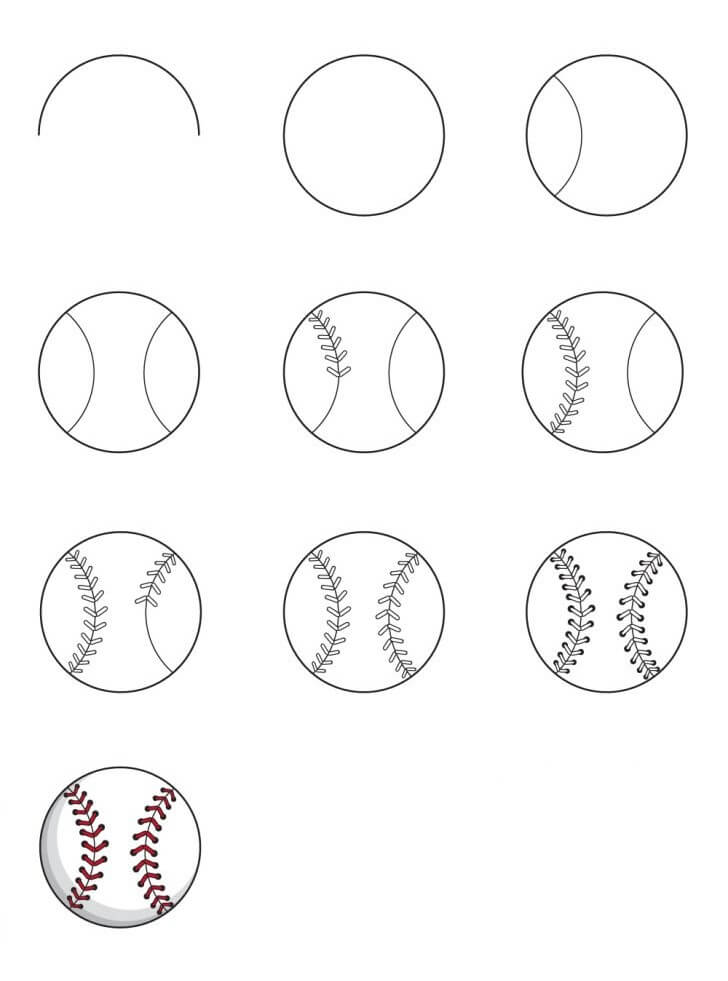 Desenhos de Jogo de beisebol para imprimir