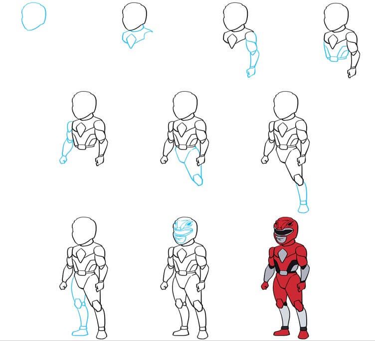 Desenhos de Power Ranger grátis