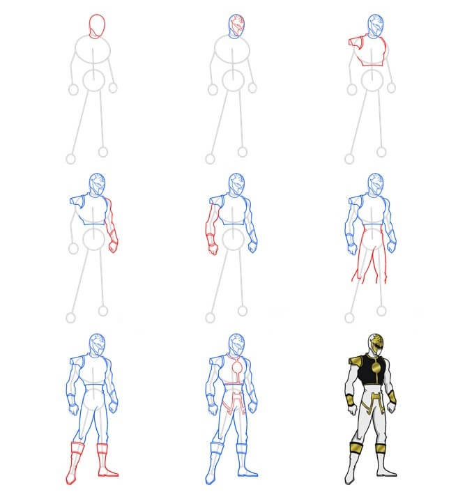 Desenhos de Power ranger