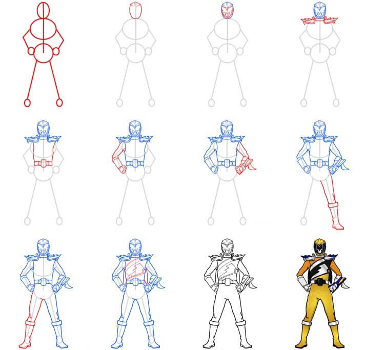 Desenhos de Power Rangers legal