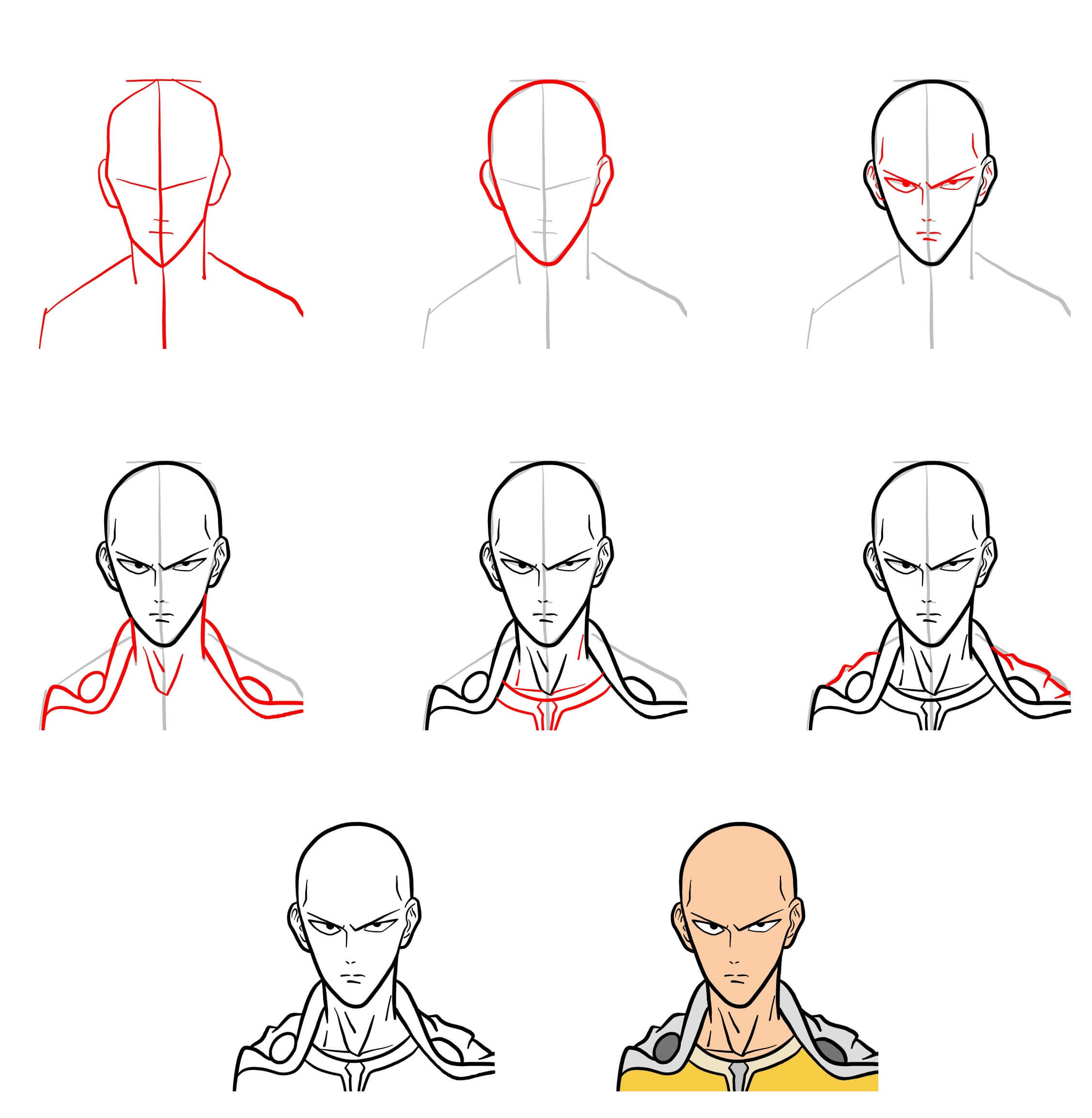 Desenhos de Saitama livre