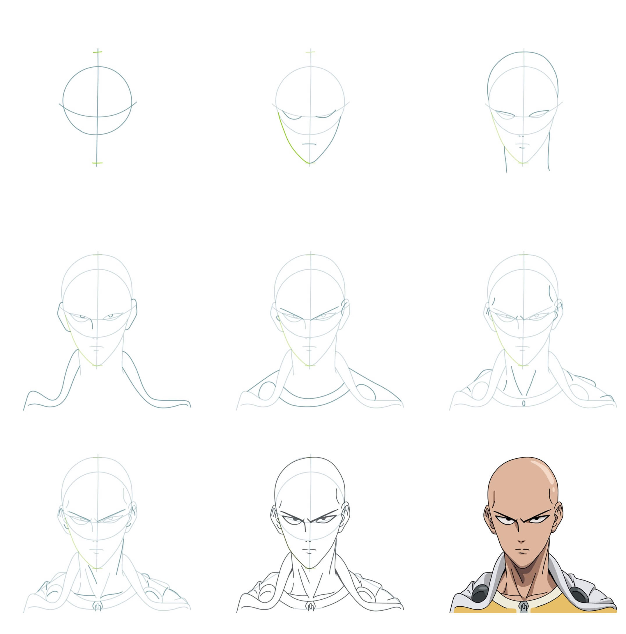 Desenhos de Saitama