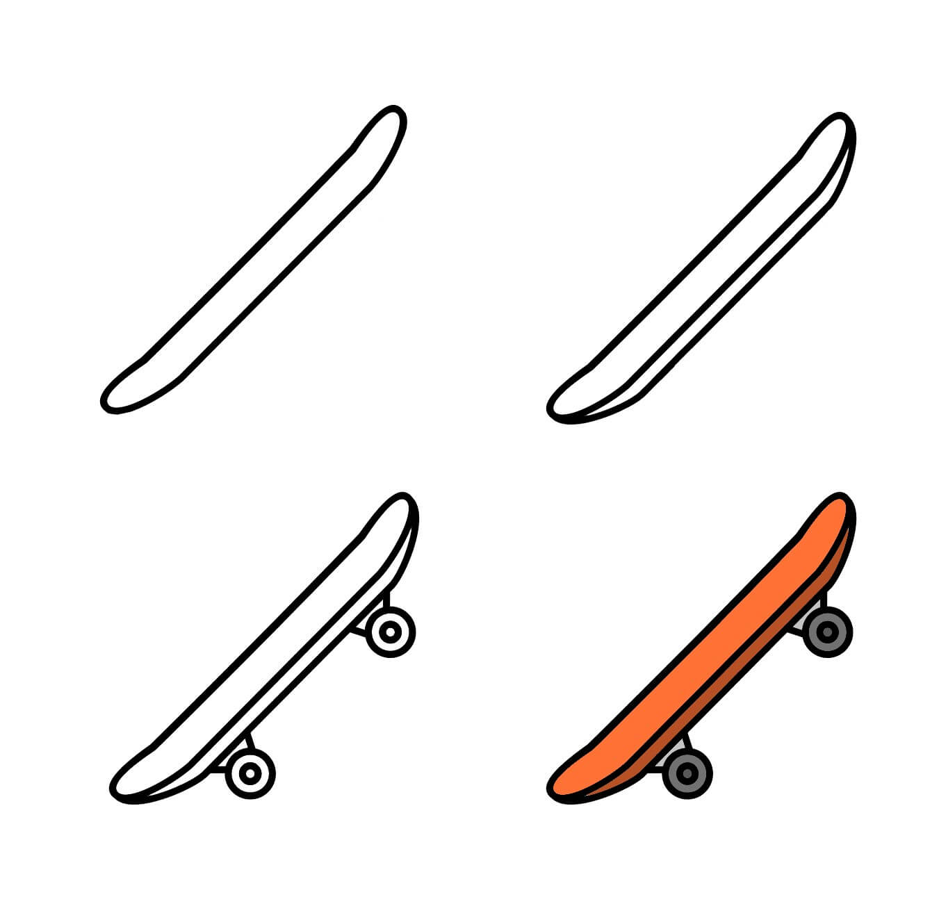 Desenhos de Skate é muito fácil
