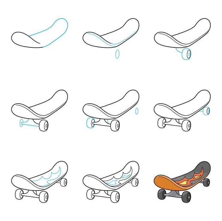 Desenhos de Skate