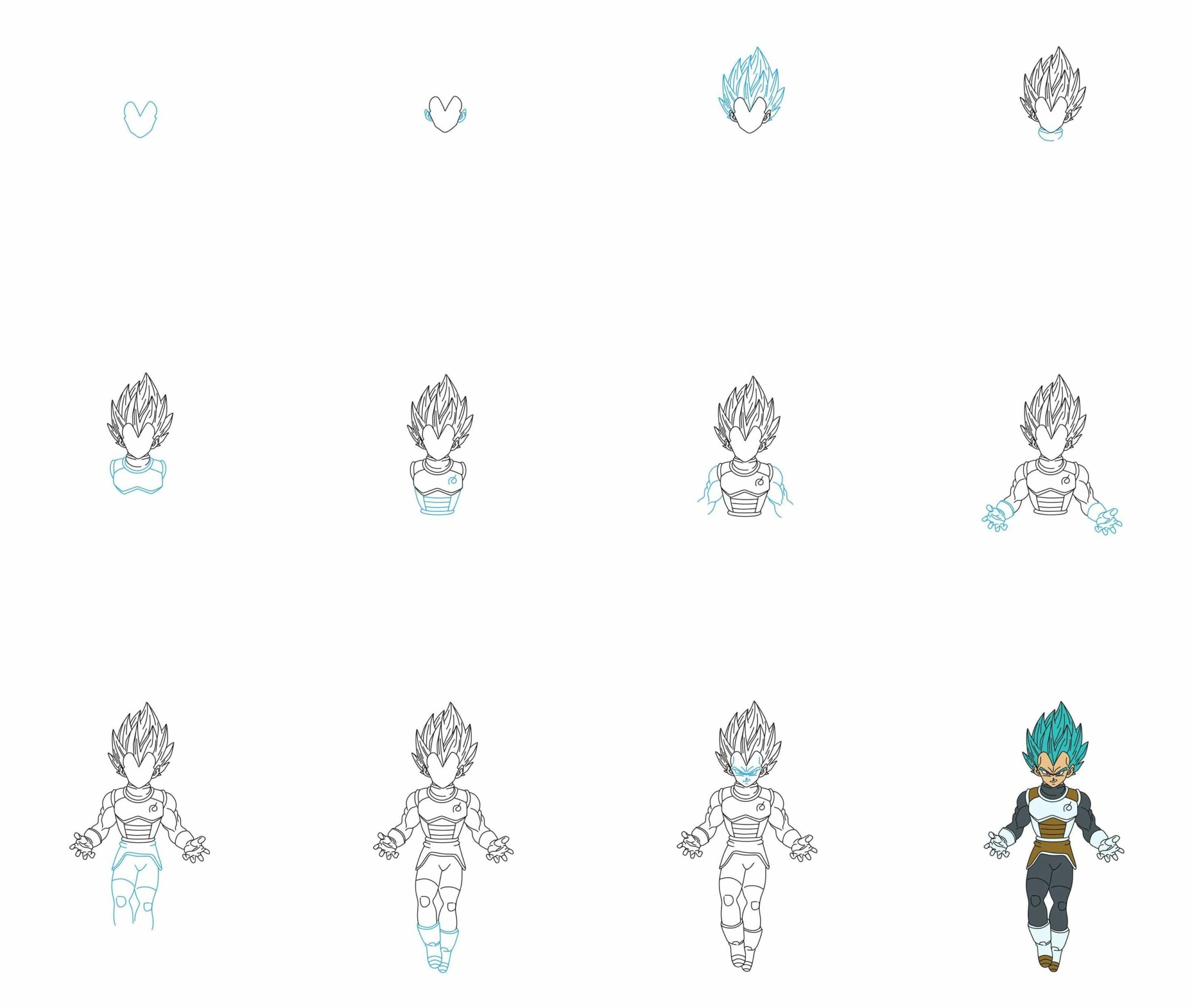 Desenhos de Vegeta livre