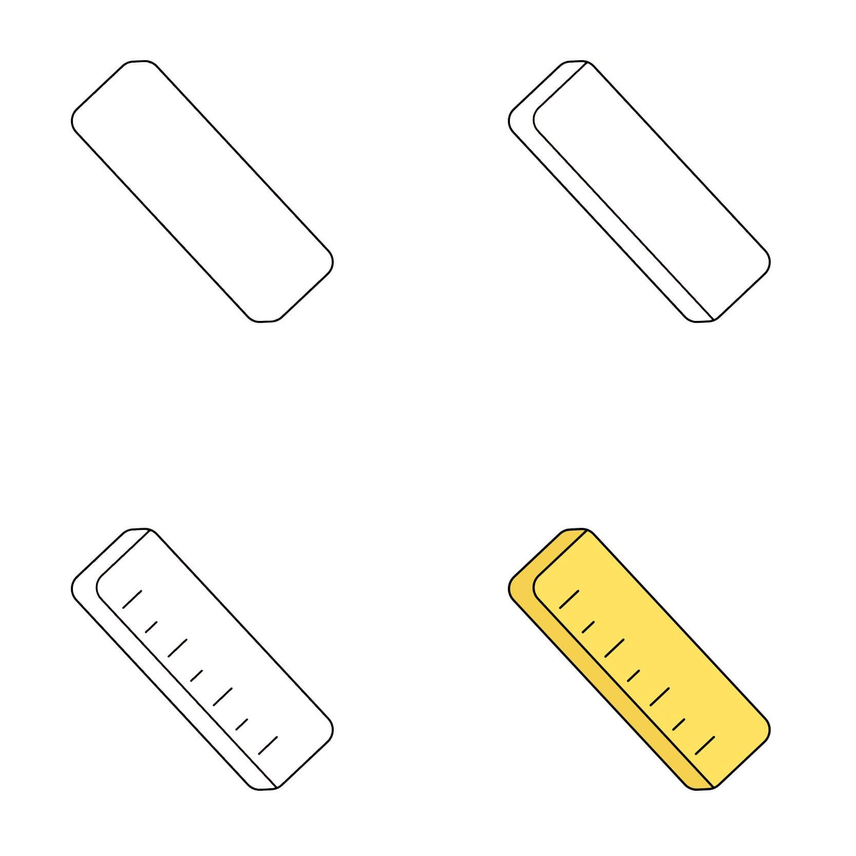 Desenhos de Régua fácil