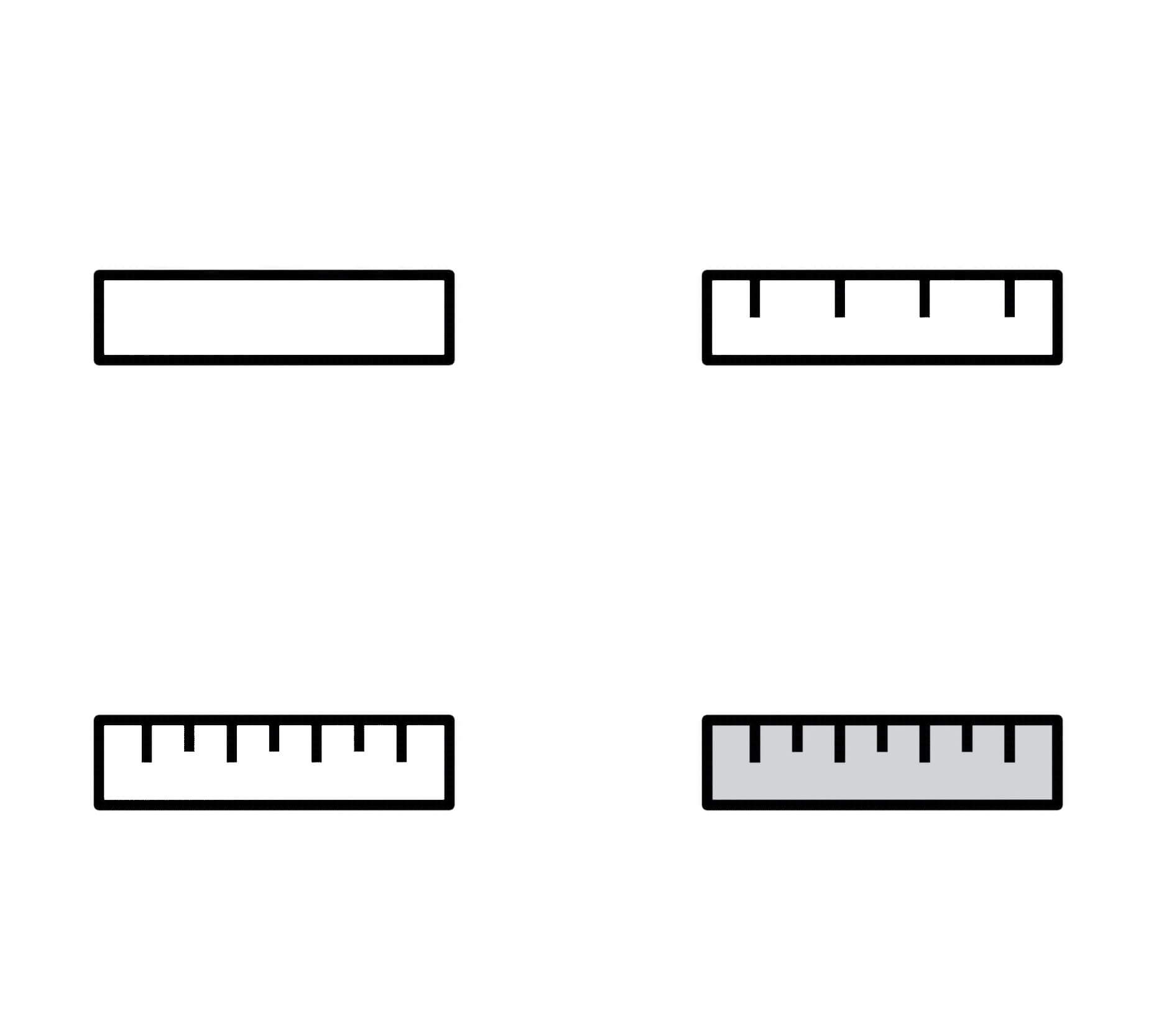 Desenhos de Régua simples