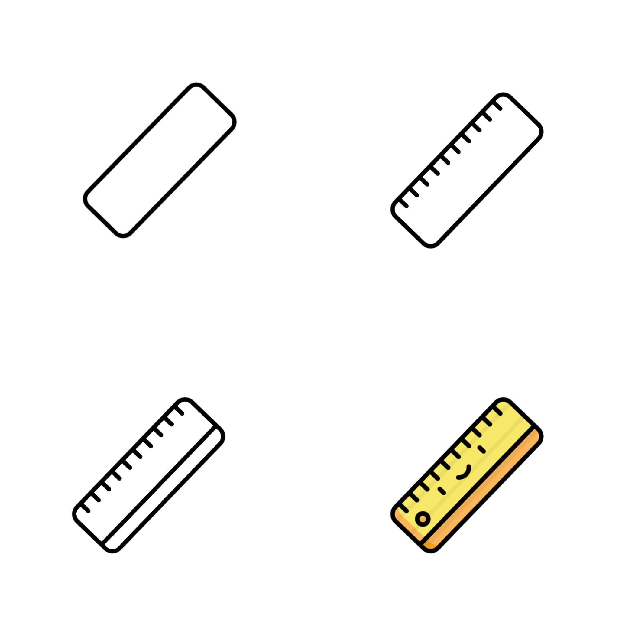 Desenhos de Régua